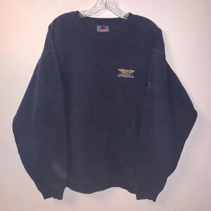 Vintage Mondetta Air Sport Canada Sweatshirt Embroidery  Navy M